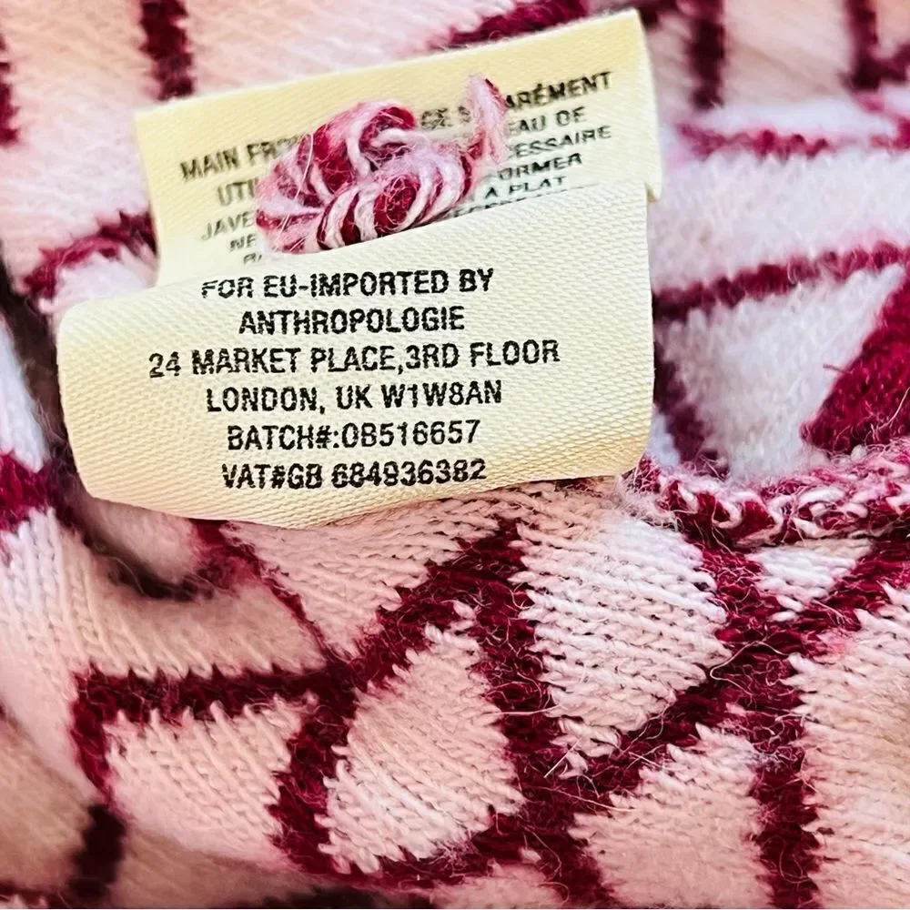 Anthropologie Cowled Galena Moth Multicolor Sweater